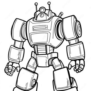 Pagina Da Colorare Del Robot Gigante 73140 16742