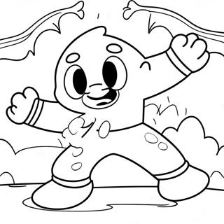 Pagina Da Colorare Di Goo Jit Zu Eroi In Azione 73444-16972