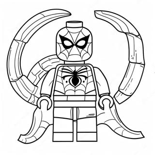 Lego Spiderman Pagine Da Colorare