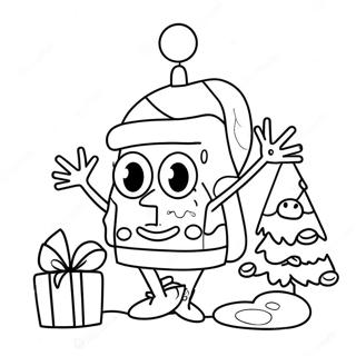 Spongebob Natale Pagine Da Colorare