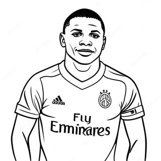 Pagina Da Colorare Di Mbappe 73983-17387