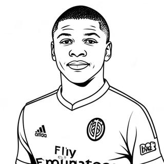 Pagina Da Colorare Di Mbappe 73983-17388