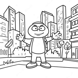 Pagina Da Colorare Di Big City Greens Vivace 74444-17749