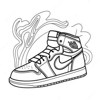 Pagina Da Colorare Sneaker Jordan 1 74904-18106