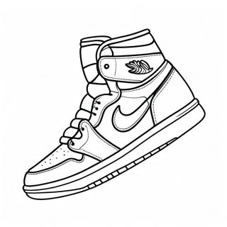 Pagina Da Colorare Sneaker Jordan 1 Classico 74905-18109