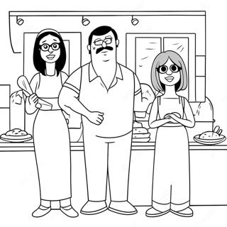 Pagina Da Colorare Bobs Burgers 74930-18127