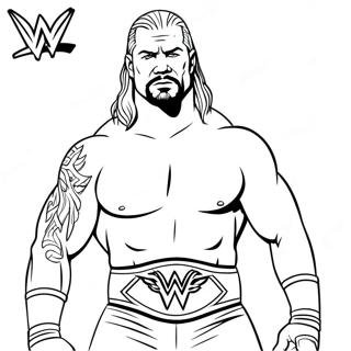 Pagina Da Colorare Wwe 75137-18288