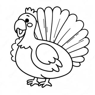 Pagina Da Colorare Del Tacchino Di Ringraziamento Allegro 75165-18316