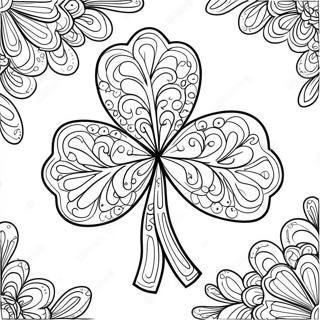 Pagina Da Colorare Quadrifoglio Fortunato 75704-18731