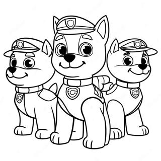 Pagina Da Colorare Paw Patrol Di Halloween 75729-18745