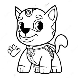 Pagina Da Colorare Paw Patrol Di Halloween Spettrale 75730-18749