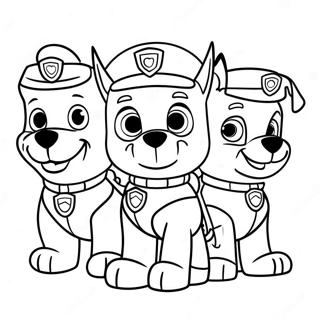 Pagina Da Colorare Paw Patrol Di Halloween Spettrale 75730-18750