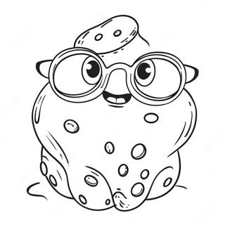 Pagina Da Colorare Feci Sciocche Con Occhiali Da Sole 75810-18820