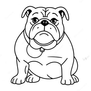 Bulldog Pagine Da Colorare