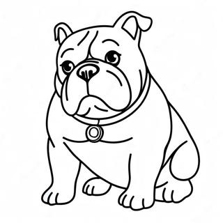 Pagina Da Colorare Del Bulldog 76090-19026