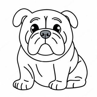 Pagina Da Colorare Del Bulldog 76090-19028