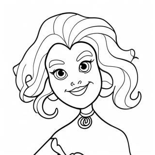 Ursula La Strega Del Mare Pagina Da Colorare 76371 19256