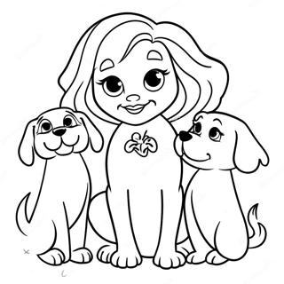 Cruella De Vil Con Cuccioli Pagina Da Colorare 76373 19264