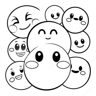 Pagina Da Colorare Di Emoticon Smiley Felici 77215 19894