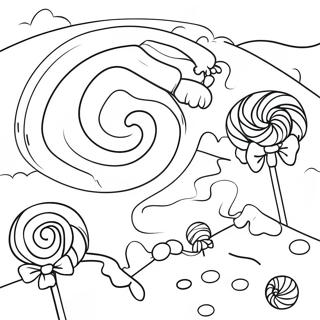 Pagina Da Colorare Dellavventura Colorata Di Candyland 77266-19931