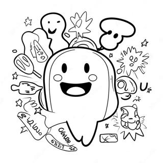 Pagina Da Colorare Di Parolacce Giocose 77425-20062