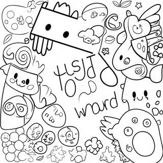 Pagina Da Colorare Di Parolacce Giocose 77425-20063