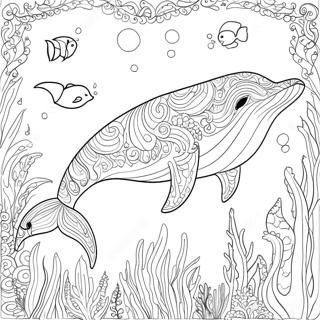 Pagina Da Colorare Di Balena Maestosa Sottacqua 77527 20138