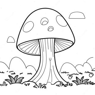 Fungo Pagine da Colorare
