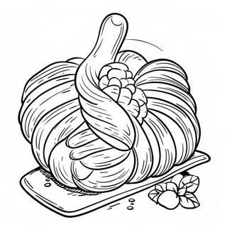 Pagina Da Colorare Rosh Hashanah Con Pane Challah Tradizionale 77655 20238