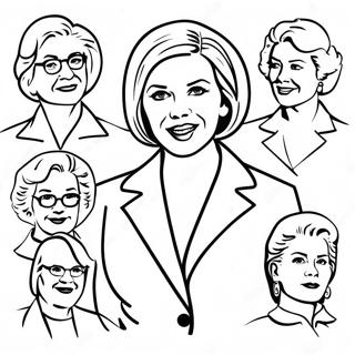 Pagina Da Colorare Donne Famosi Leader 77784-20335