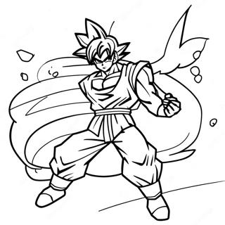 Pagina Da Colorare Goku Black Con Spada 77914-20436