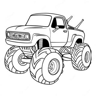 Pagina Da Colorare Del Monster Truck Squalo 78041-20525