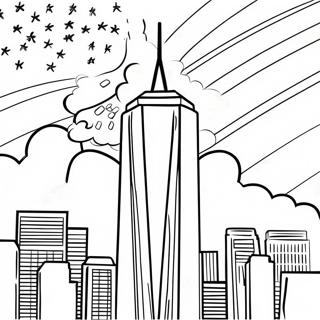 Pagina Da Colorare Patriottica Dell11 Settembre 78147 20613