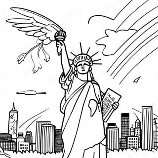 Pagina Da Colorare Patriottica Dell11 Settembre 78147 20615