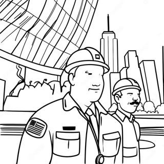 Pagina Da Colorare Dei Primi Soccorritori Dell11 Settembre 78148 20619