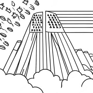 Pagina Da Colorare In Ricordo Dell11 Settembre 78149 20623