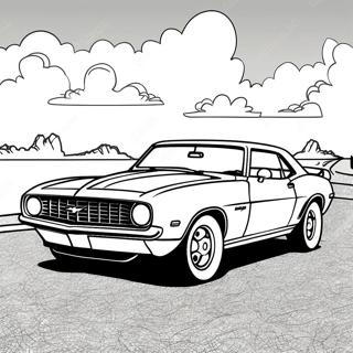 Pagina Da Colorare Della Camaro Sportiva Classica 78687-21030