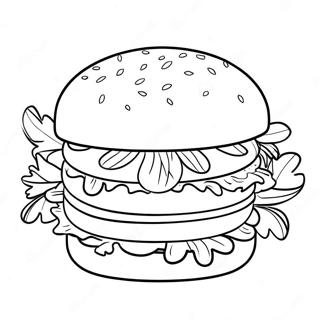 Hamburger Pagine Da Colorare