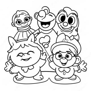 Pagina Da Colorare Muppet Babies 78893-21185