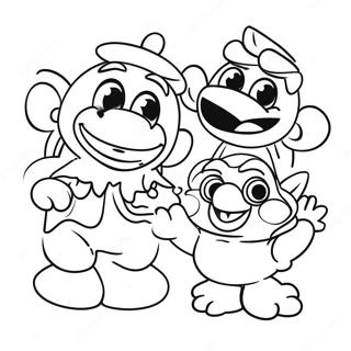 Pagina Da Colorare Muppet Babies Avventurosi 78894-21190