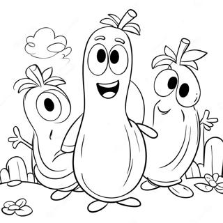 Pagina Da Colorare Di Veggietales 78970-21248