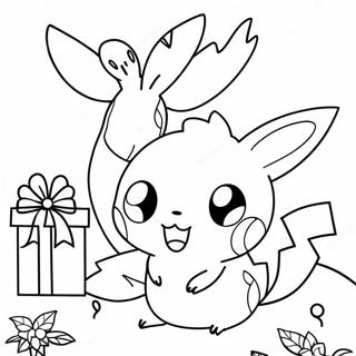 Pokemon Natale Pagine Da Colorare