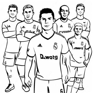 Cristiano Ronaldo Pagine da Colorare