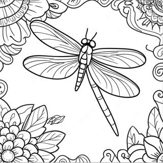 Pagina Da Colorare Della Maestosa Libellula 79617-21758