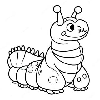 Pagina Da Colorare Del Divertente Bruco 79618-21764