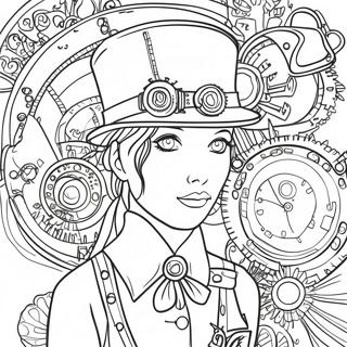 Steampunk Pagine Da Colorare