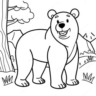 Orso Marrone Orso Marrone Pagine Da Colorare