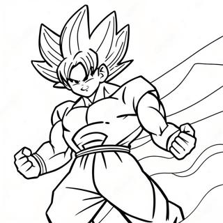 Goku Trasformazione Super Saiyan Da Colorare 8026-2662