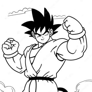 Goku Che Vola Con Nimbus Da Colorare 8027-2594