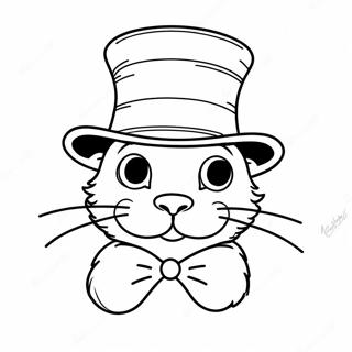 Gatto Stravagante Con Il Cappello Da Colorare 80465-22398